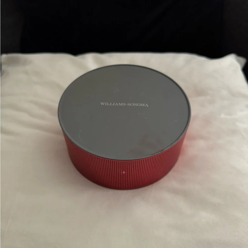 Williams Sonoma Red and Gray Accent Bluetooth Speaker